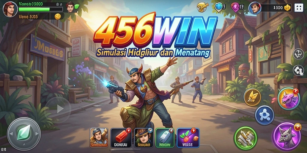 Screenshot gameplay <strong>456WIN</strong> dengan elemen simulasi yang menarik.