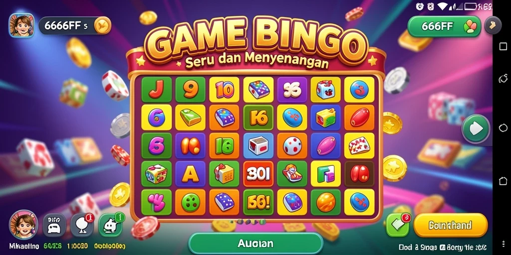 Tampilan gameplay Bingo yang menarik di 666FF.