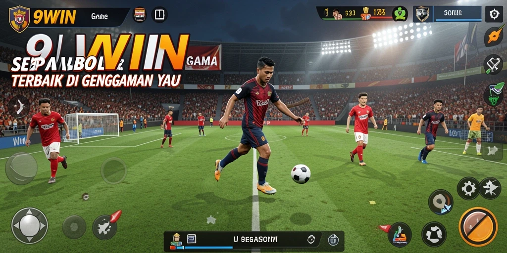Gameplay seru di <strong>9WIN</strong> dengan aksi sepak bola mendebarkan.