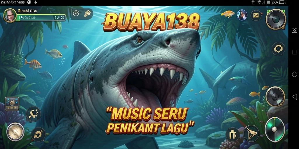 Tampilan gameplay BUAYA138 dengan berbagai mode musik yang seru.