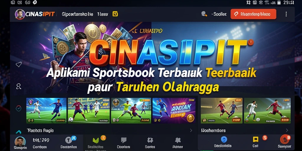 Screenshot CINASIPIT menampilkan pengalaman taruhan yang menarik dan interaktif.