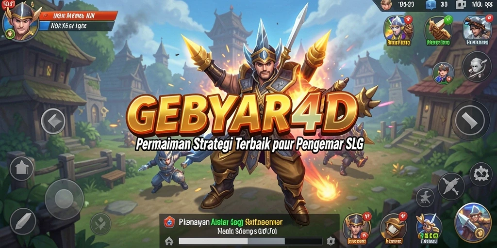 Screenshot gameplay menunjukkan pertarungan seru dalam GEBYAR4D.