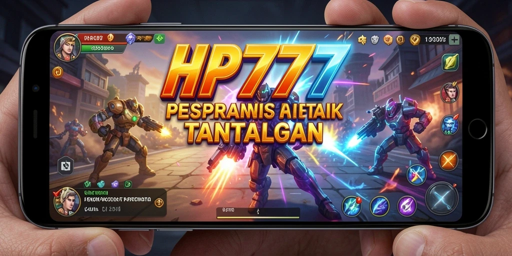 Tampilan utama gameplay HP777 yang mengesankan dan penuh aksi.