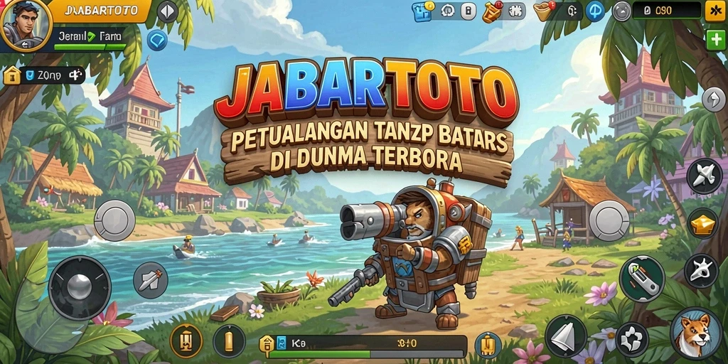Gameplay seru JABARTOTO dalam dunia terbuka.