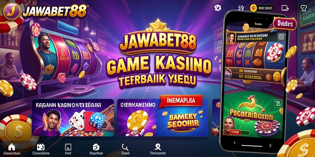 Tampilan menarik gameplay kasino JAWABET88 yang mengasyikkan.