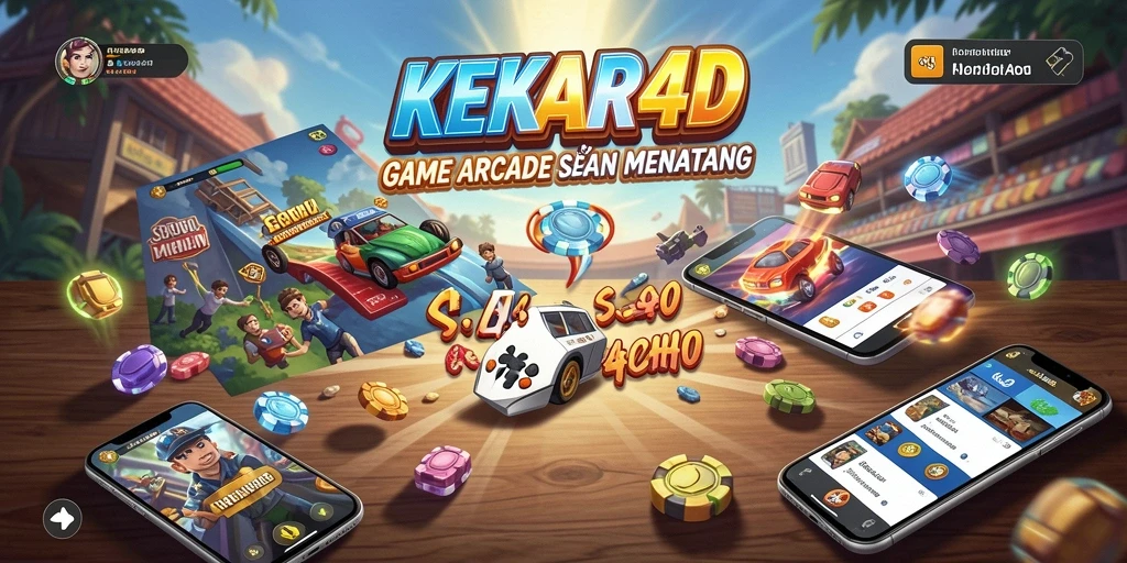 Screenshot menunjukkan aksi seru gameplay Arcade KEKAR4D.