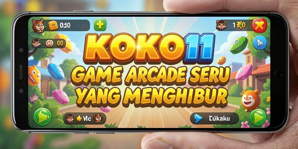 Tampilan gameplay KOKO11 yang seru dan penuh warna.