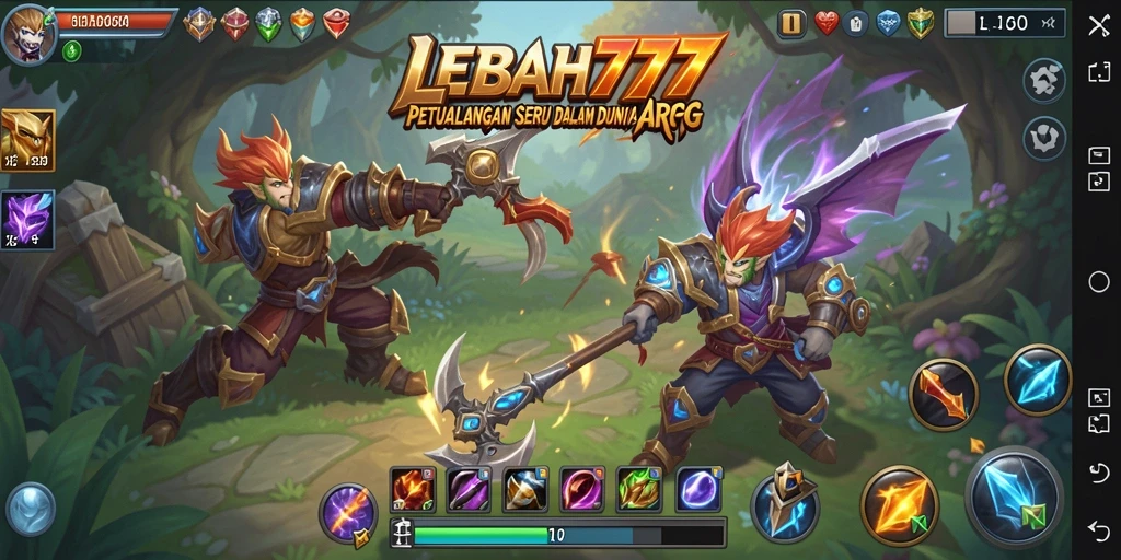 Tampilan gameplay menarik dalam dunia ARPG yang menegangkan.