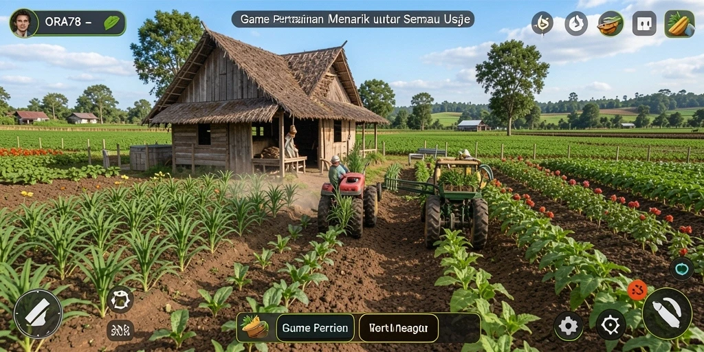 Tampilan gameplay ORA78 yang seru dan interaktif.