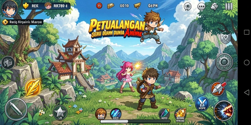 Gameplay seru dan grafik memukau dalam RR789 Anime.