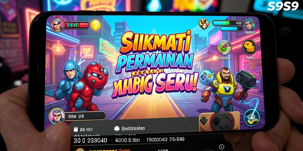 Screenshot S9S9 menampilkan aksi gameplay Arcade yang mendebarkan.