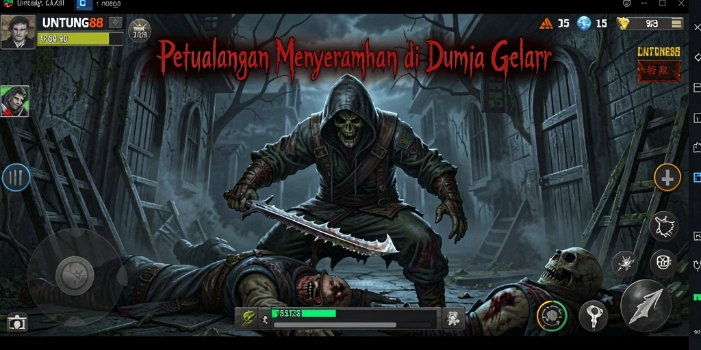 Tampilan gameplay menyeramkan di dalam dunia UNTUNG88.